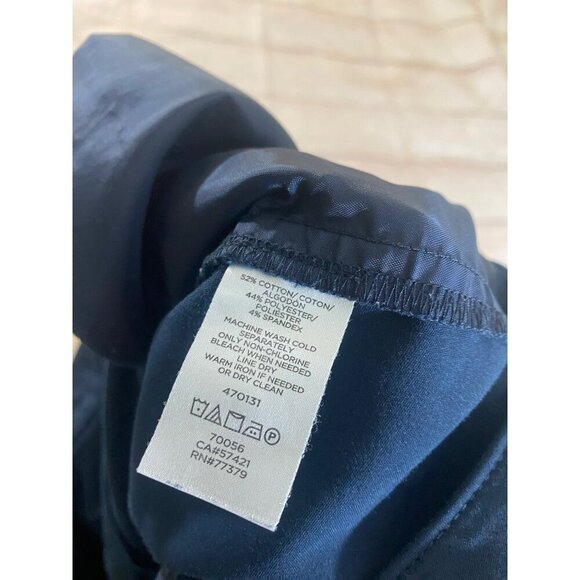 Ann Taylor Factory Women's Blue Crop Casual Office Dress Pants - 16 - Picture 13 of 14